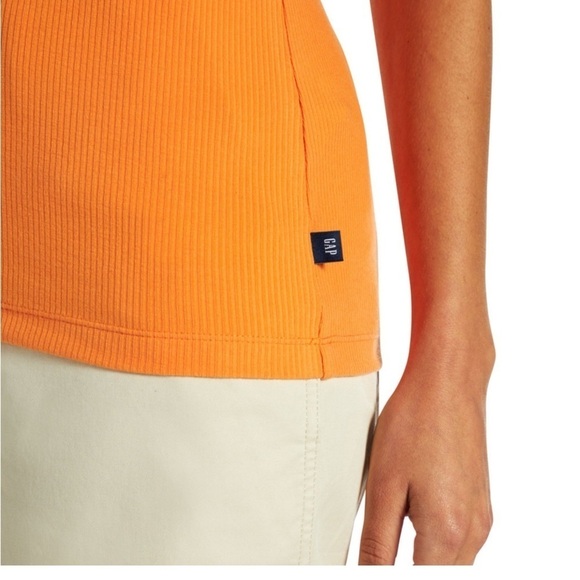 NWT  GAP Tangerine ribbed tank tap  XXL - Picture 6 of 8